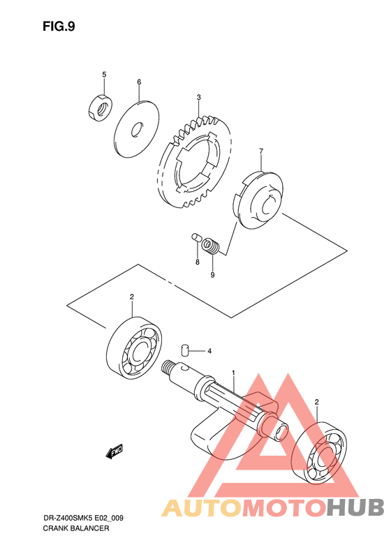 Балансир кривошипа