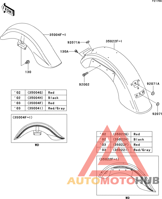 Fenders(1/2)(vn1500-e5/e6)