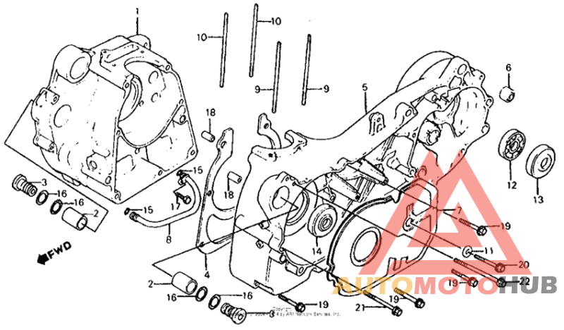 Картер двигателя