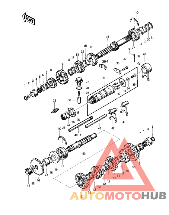 Transmission/change drum