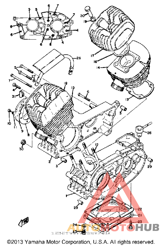 Картер двигателя