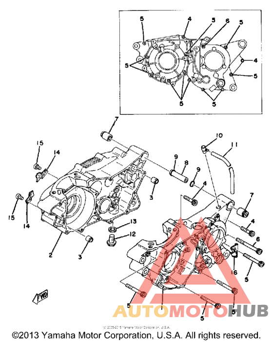 Картер двигателя