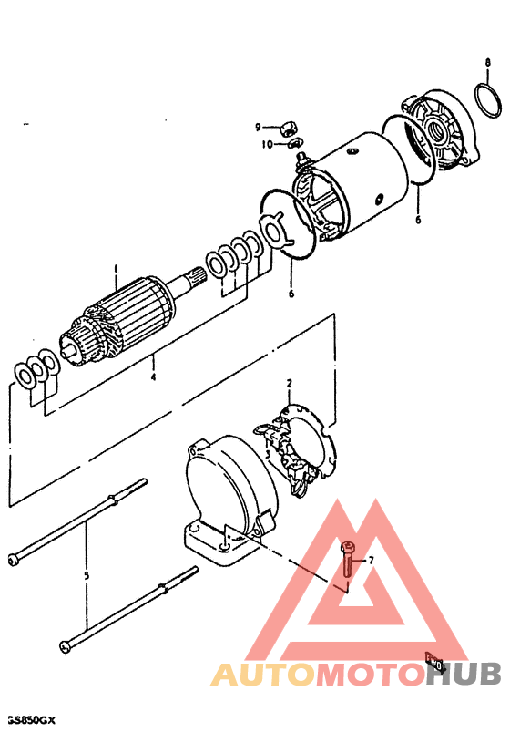 Стартерный мотор