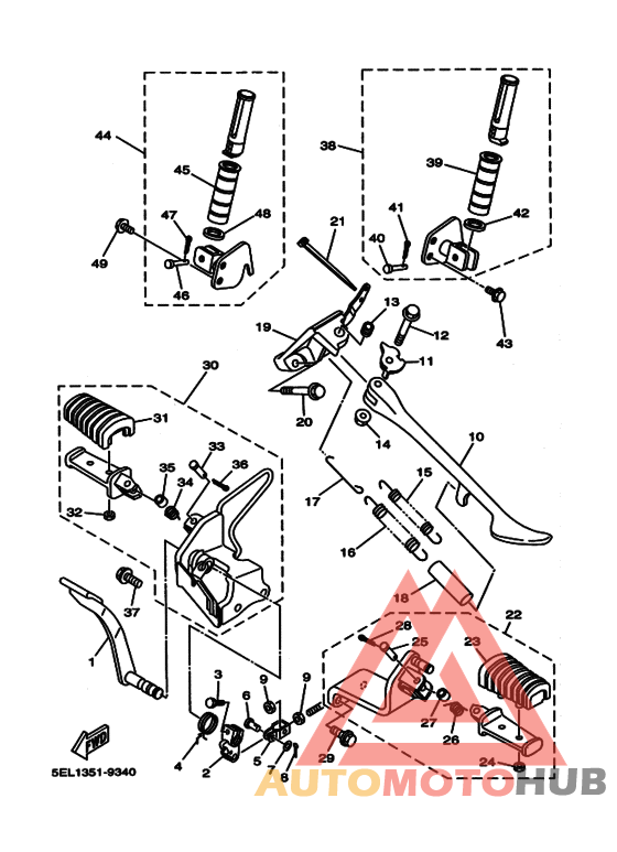 Support & repose pied