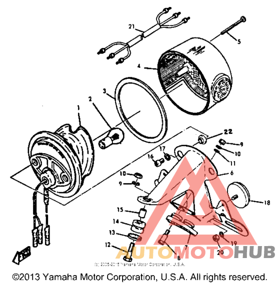 Задний фонарь