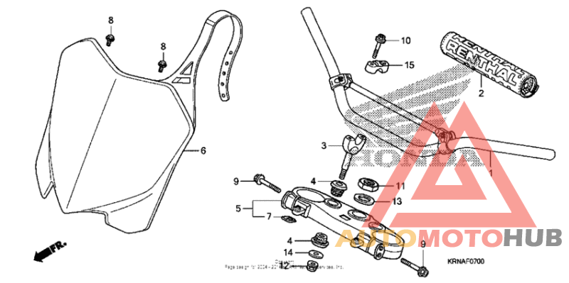 Handlebar + top bridge
