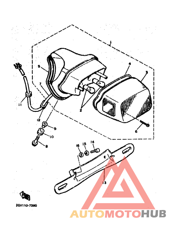 Taillight unit ass`y