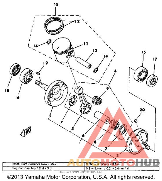 Коленвал,поршни
