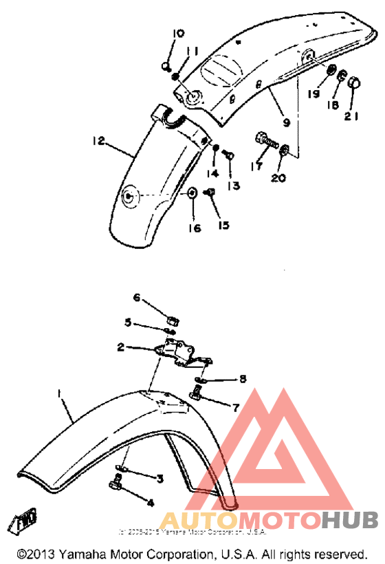 Front fender - rear fender