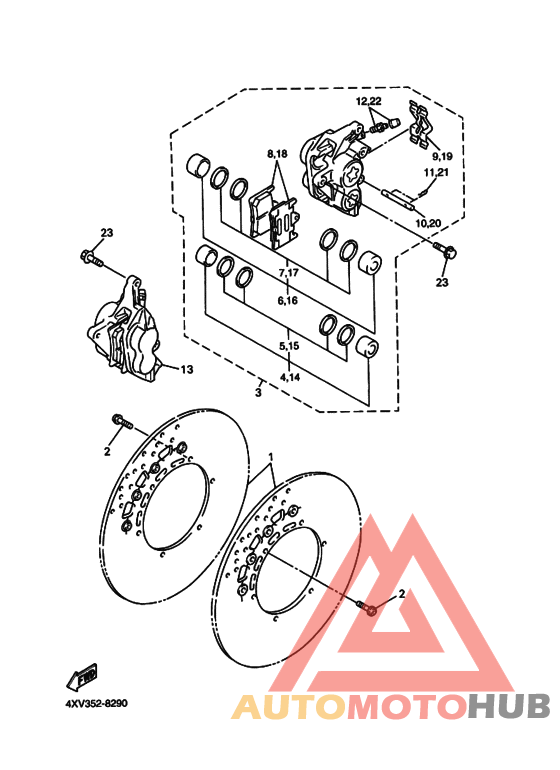 Передний суппорт