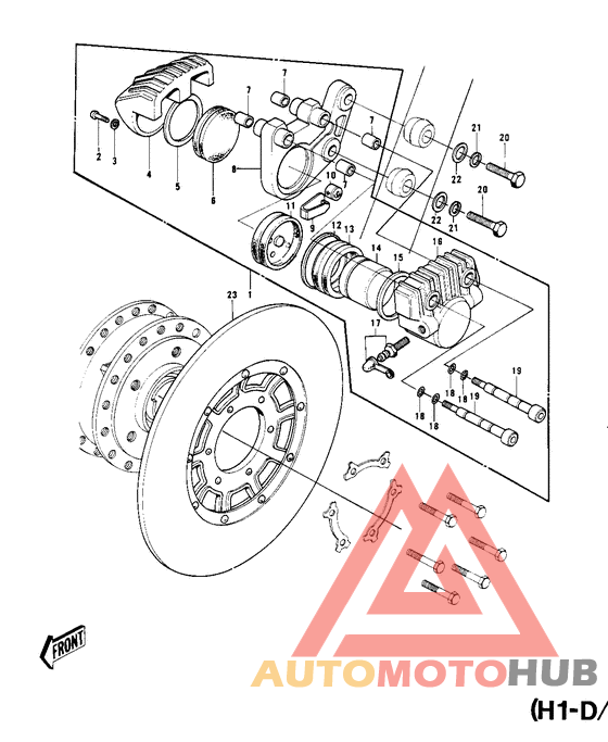 Передний суппорт