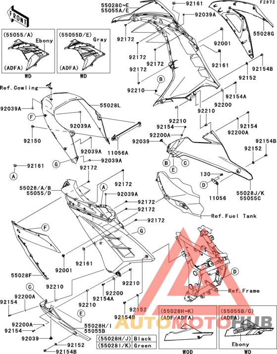 Cowling lowers(1/2)