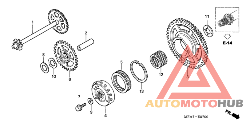 Муфта стартера