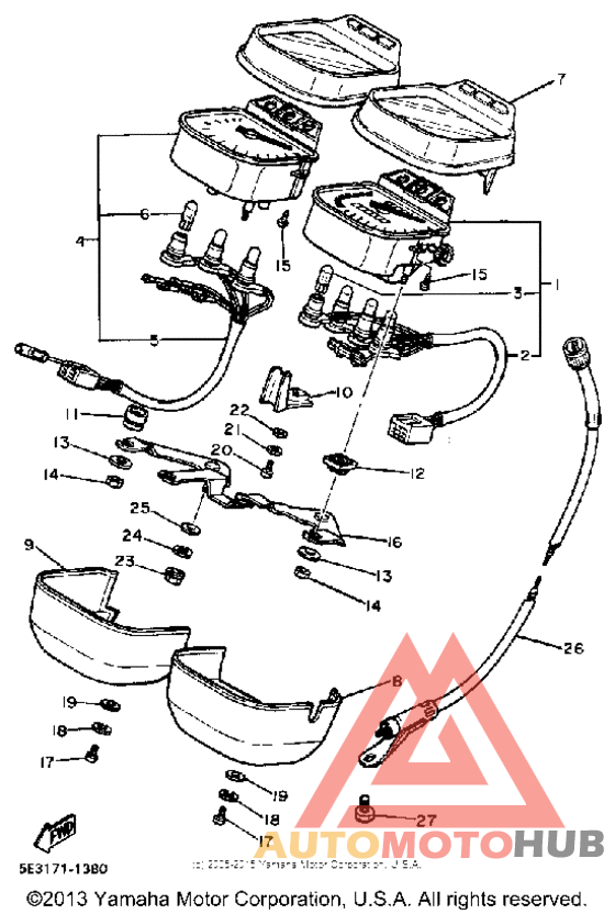 Speedometer tachometer
