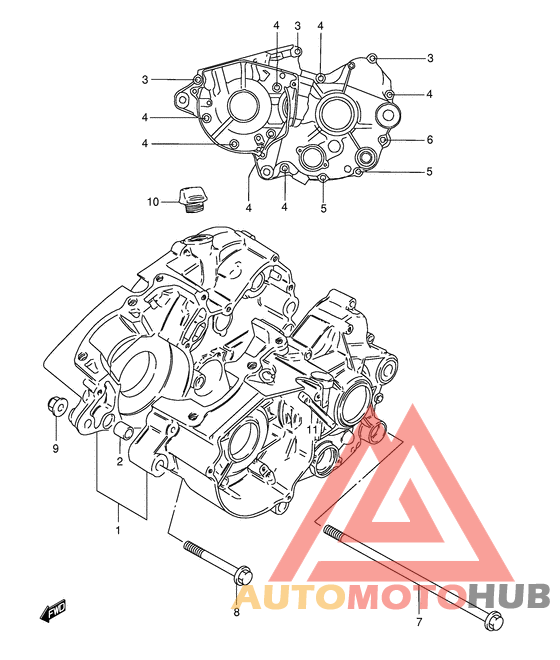 Картер двигателя
