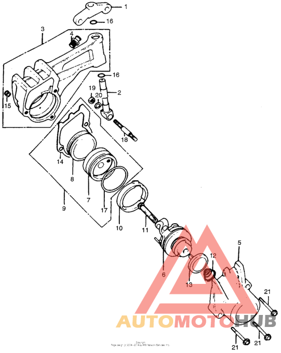 Front brake caliper 77
