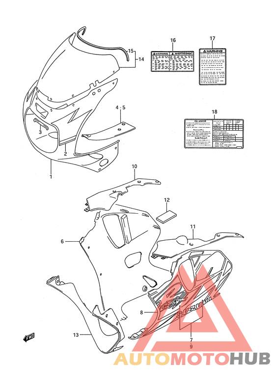 Cowling body