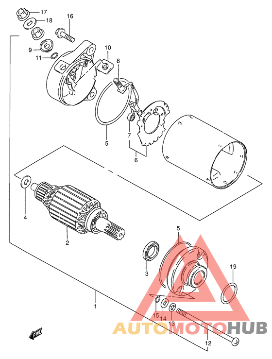 Стартерный мотор