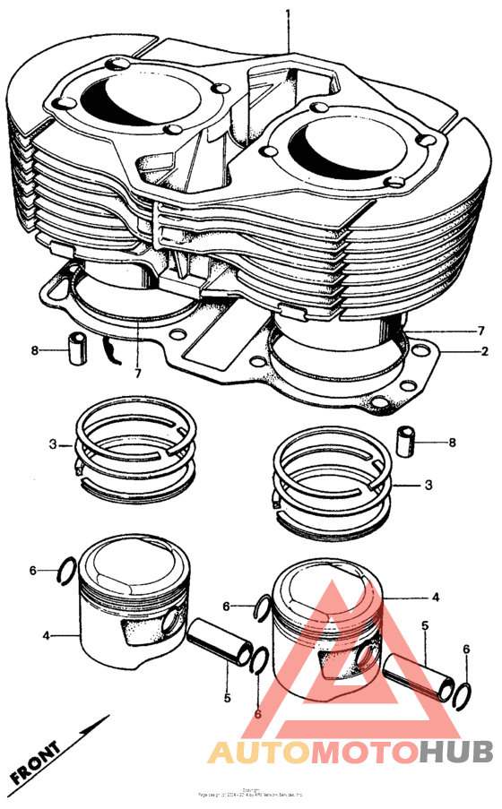 Cylinder piston