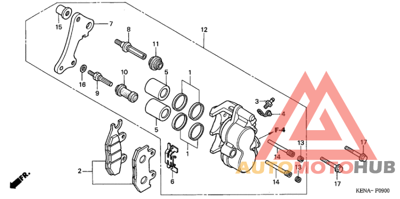 Передний суппорт