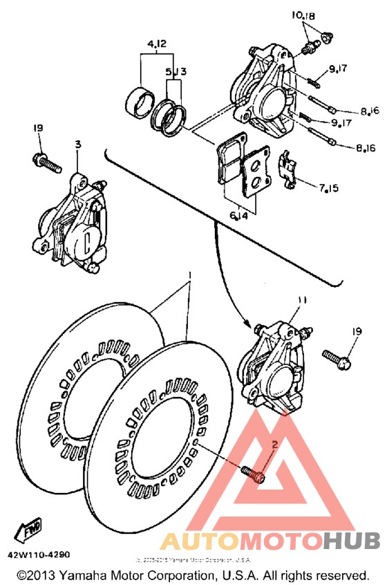 Передний суппорт