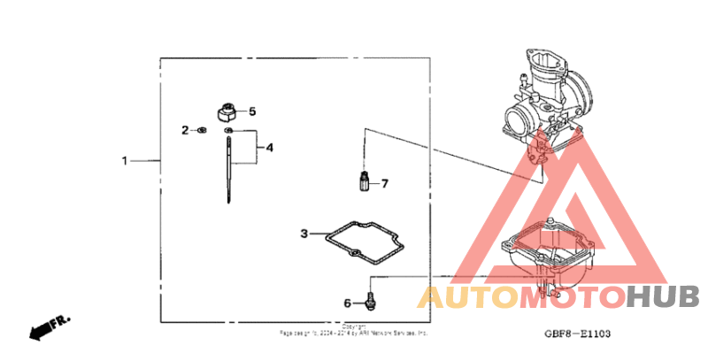 Carburetor optional kit ('05-'06)
