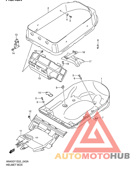 Багажник для шлема