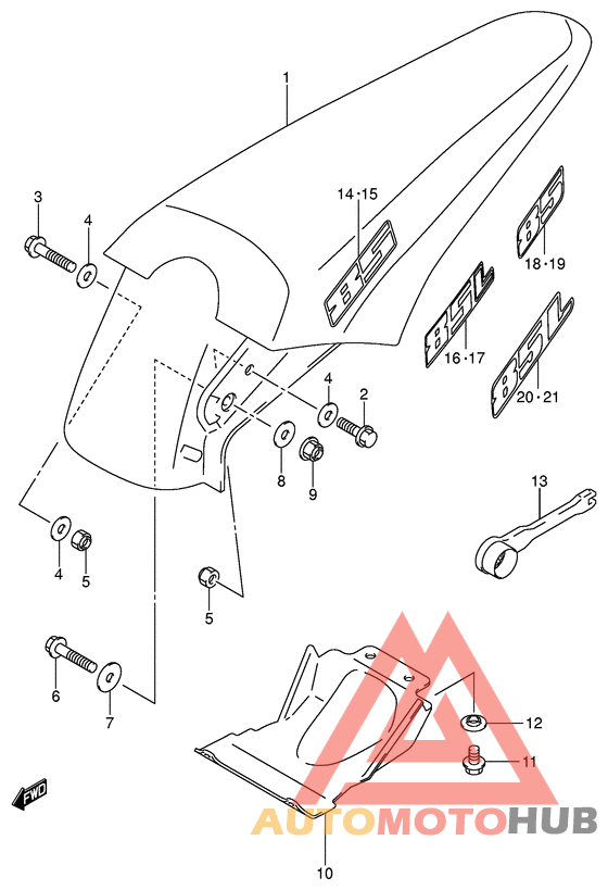 Заднее крыло