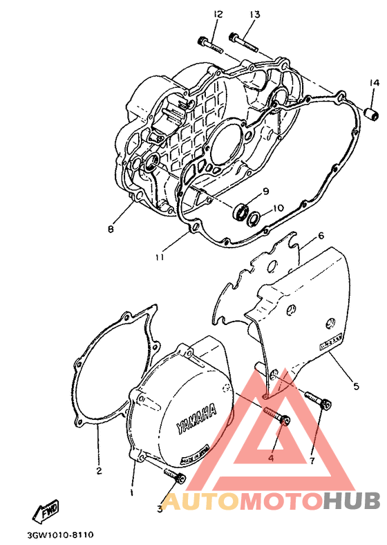 Крышка картера двигателя