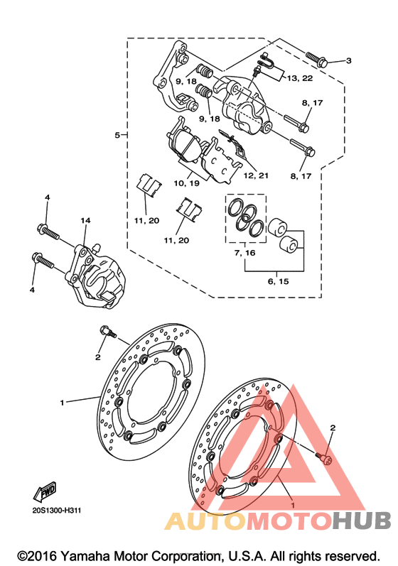 Передний суппорт