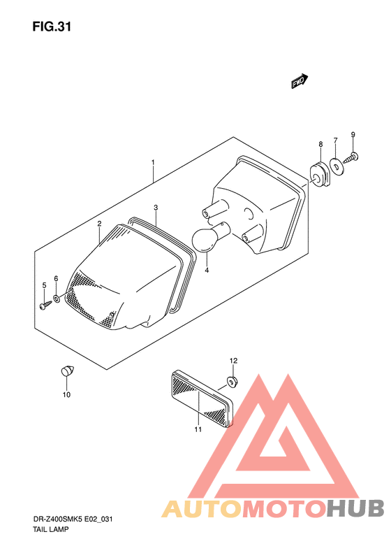 Задний фонарь