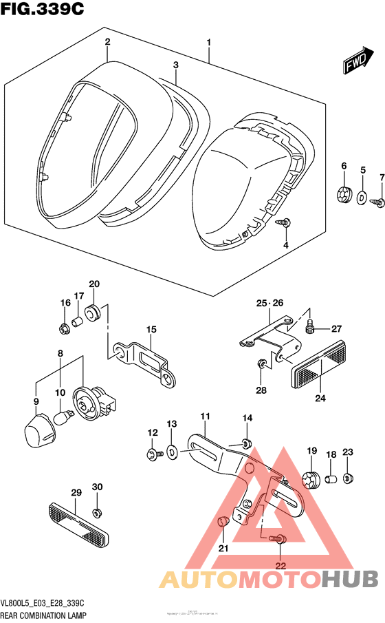 Rear Combination Lamp (Vl800Tl5 E03)