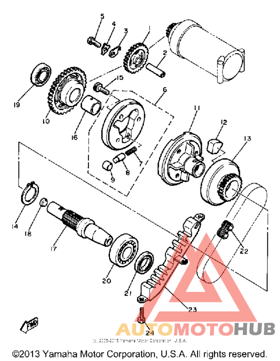 Муфта стартера