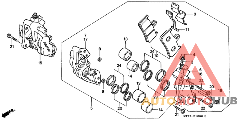 Передний суппорт