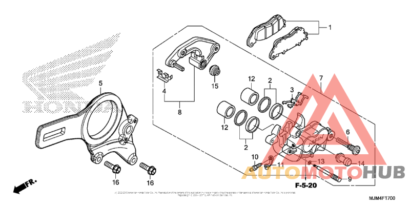 Задний суппорт