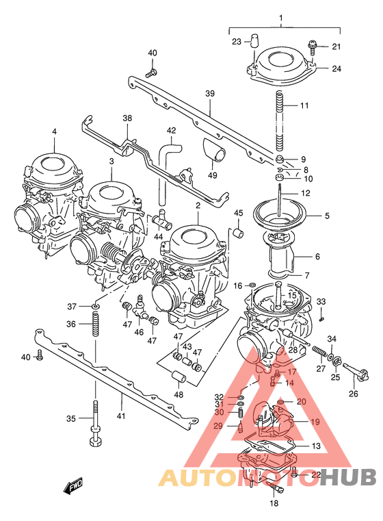 Carburetor assy