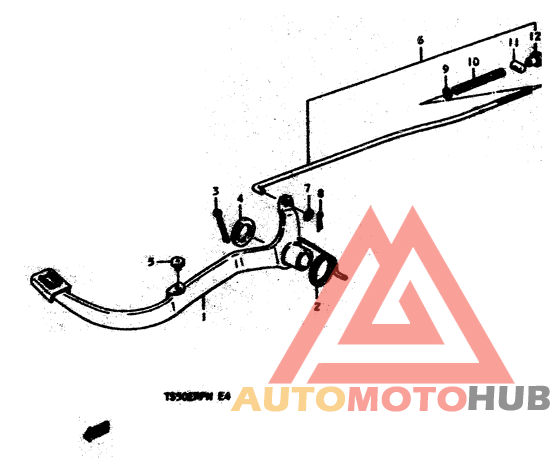 Педаль тормоза