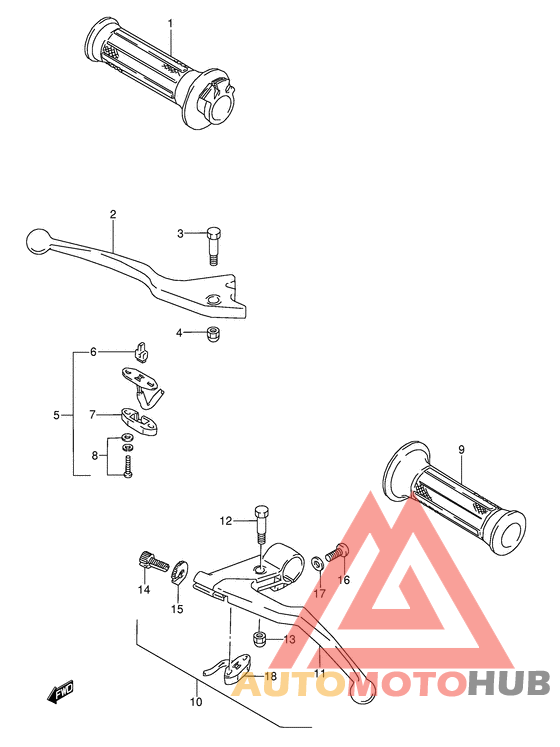 Рулевой рычаг