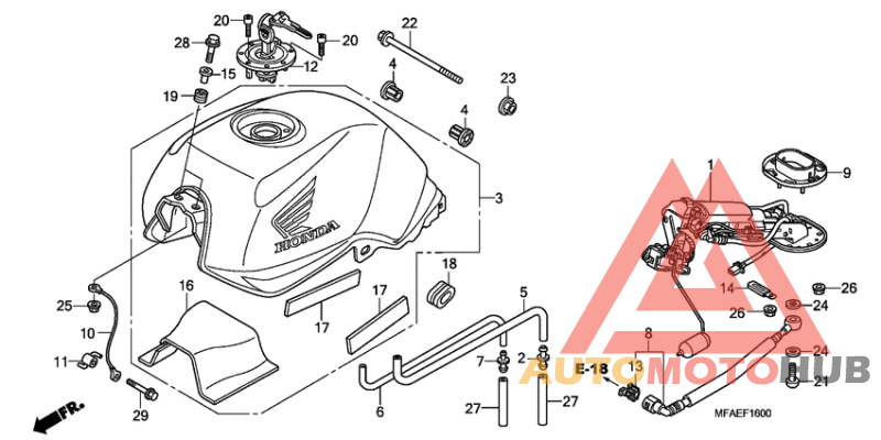 Fuel tank/fuel pump