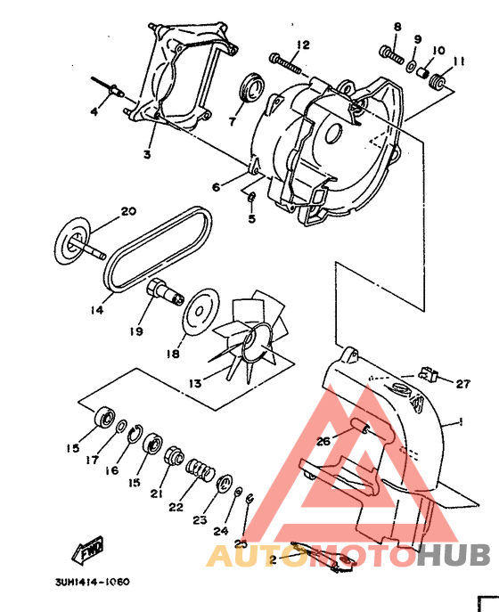 Air shroud. fan