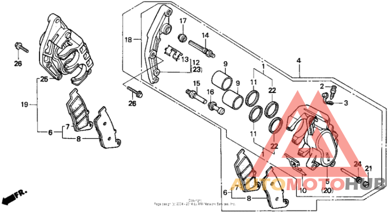 Передний суппорт