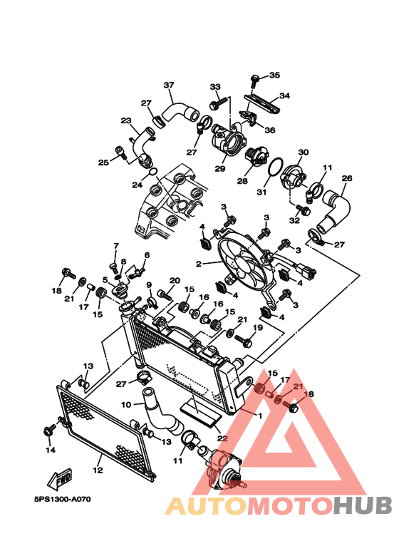 Радиатор и шланг