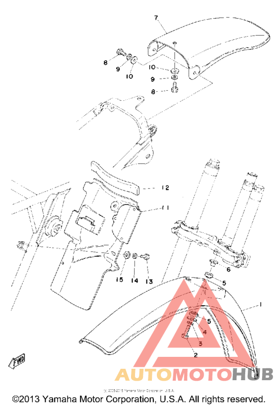 Front fender - rear fender