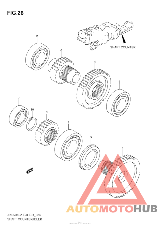 Shaft Counter/idler