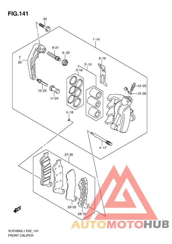 Передний суппорт