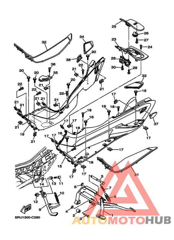 Support & repose pied