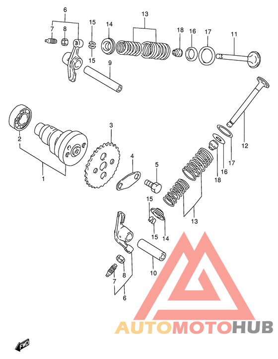 Распредвал / клапан