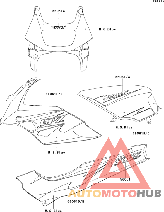 Decals(m.s.blue)(ex500-e2)