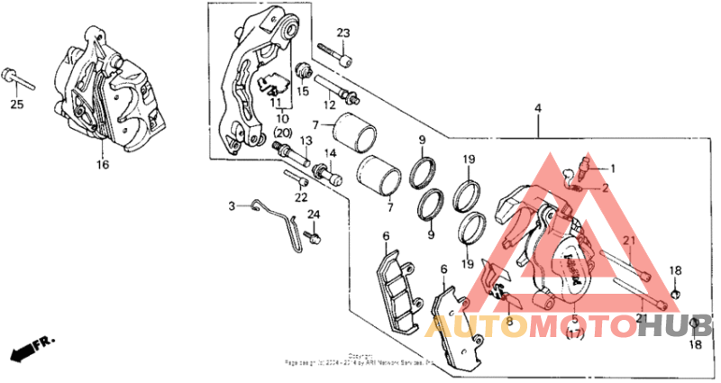 Передний суппорт