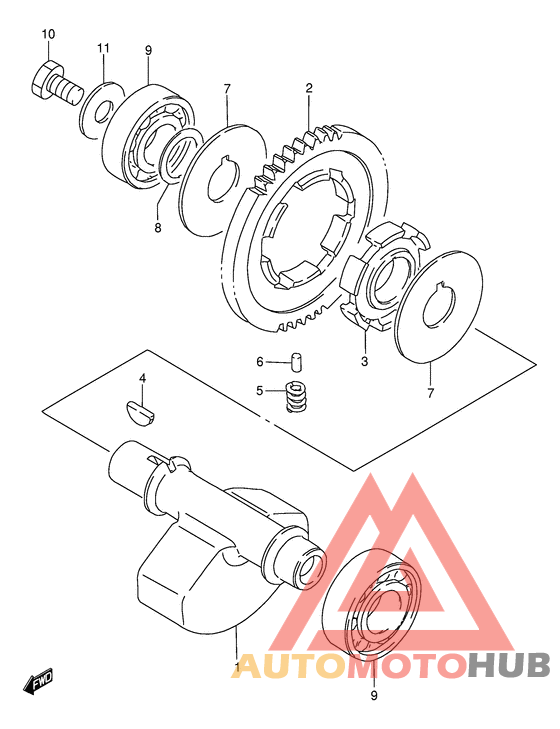 Балансир кривошипа